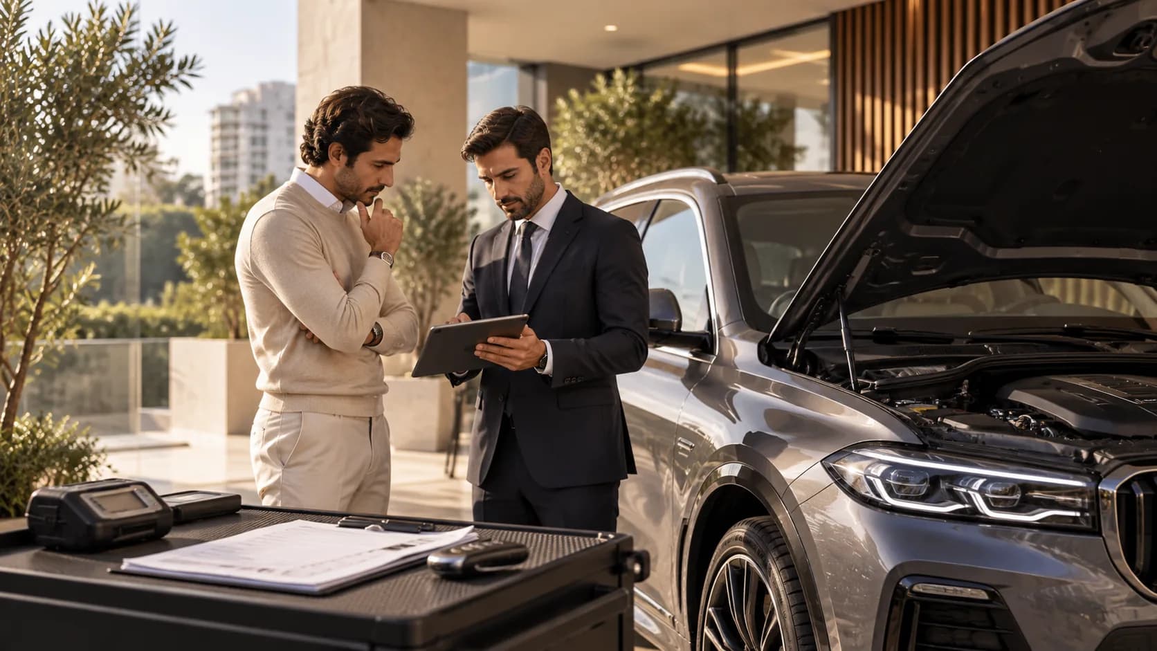 Inspección documental y técnica de un SUV premium para LUXERTIA Verified