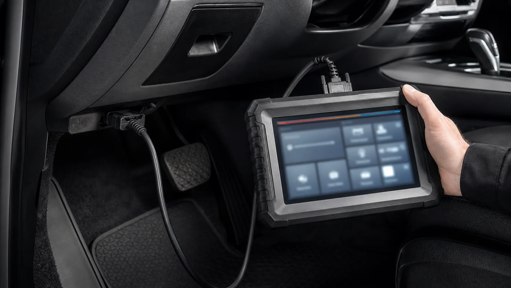 Lectura técnica antes de negociar Scanner de diagnóstico conectado a un BMW usado