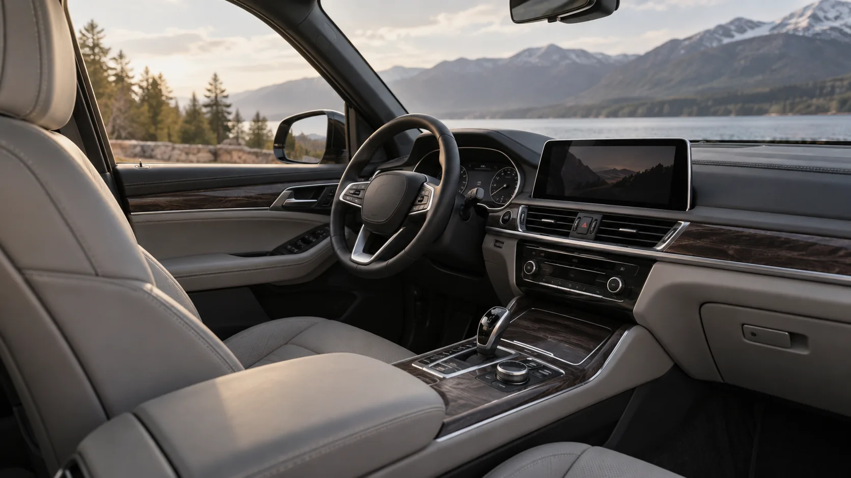 Interior conservado Interior cuidado de un Lexus usado